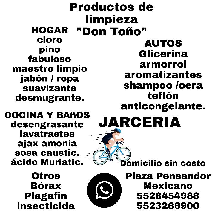 Plaza Pensador Mex-Productos de Limpieza Don Toño