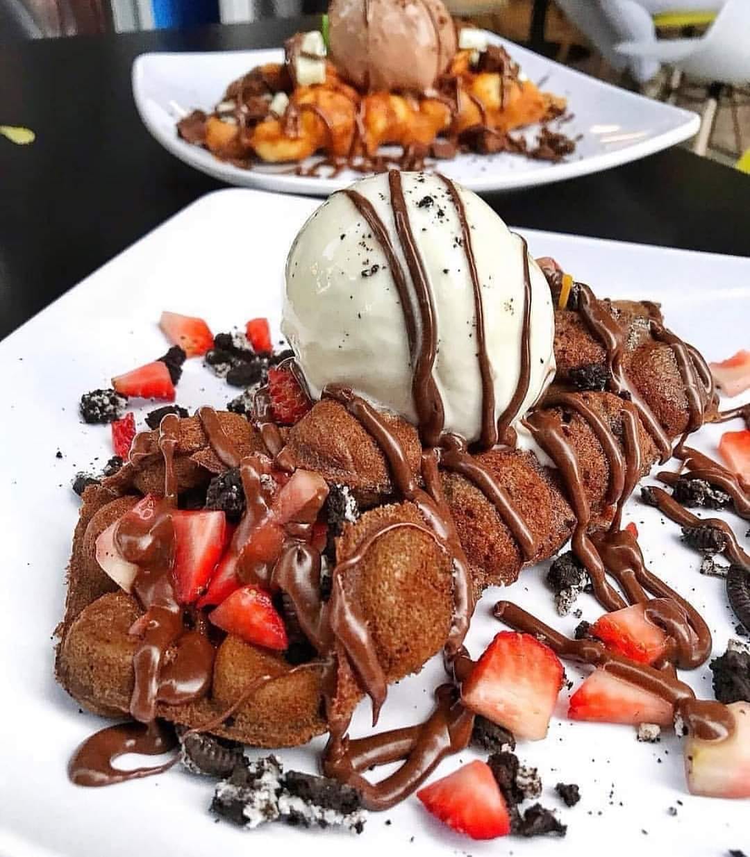 Cafetería Bubble Waffle