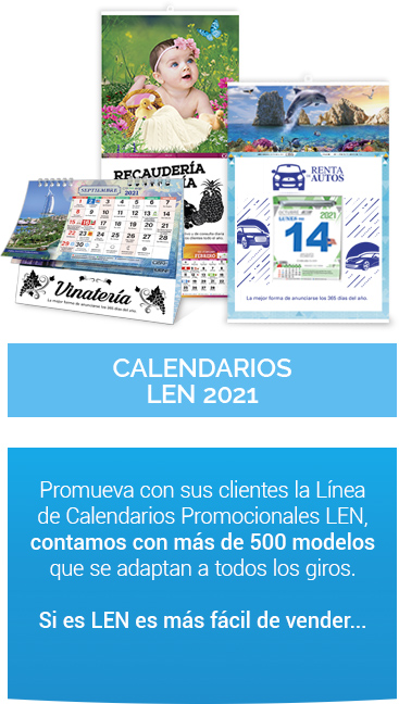 Calendarios Len